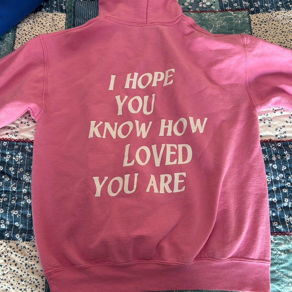 Pink Quote Hoodie